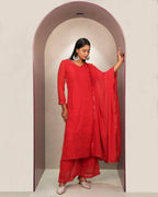 Fancy Fox Georgette Embroidery Work Kurti