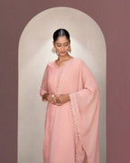 Fancy Fox Georgette Embroidery Work Kurti