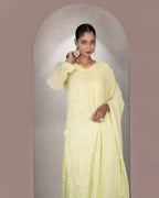 Fancy Fox Georgette Embroidery Work Kurti