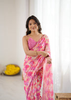 Georgette Printed Saree