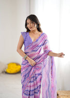 Georgette Printed Saree