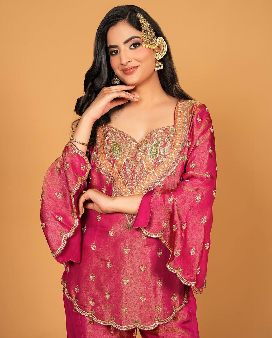 Silk Embroidery Work Salwar Suit