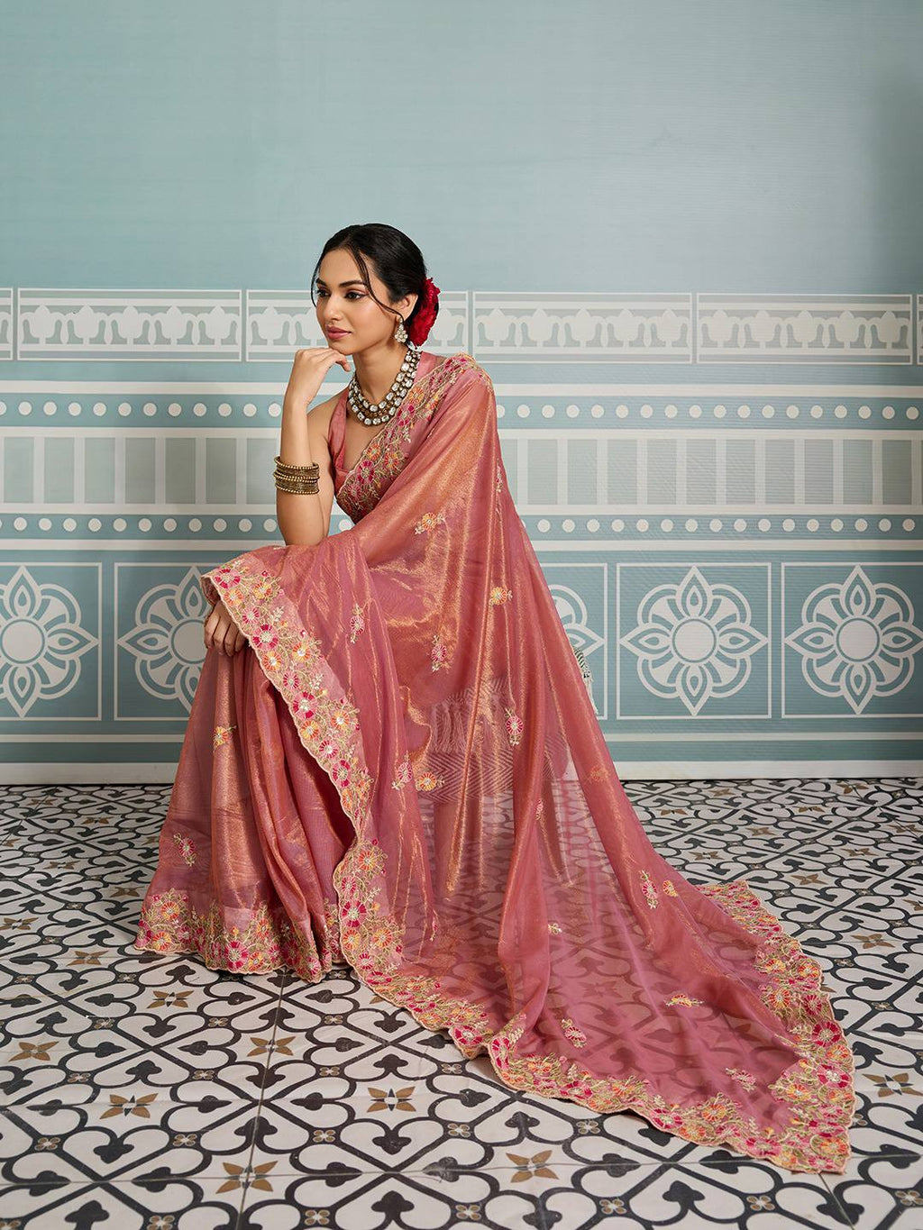 Party Wear Fendy Soft Net Saree
