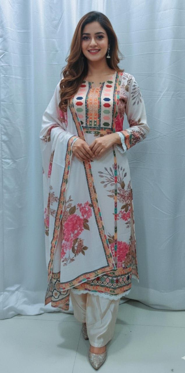 Women Kurta Pent With Dupatta set