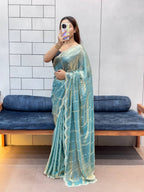 Luxurious and Glamorous Trending Hand Work Saree