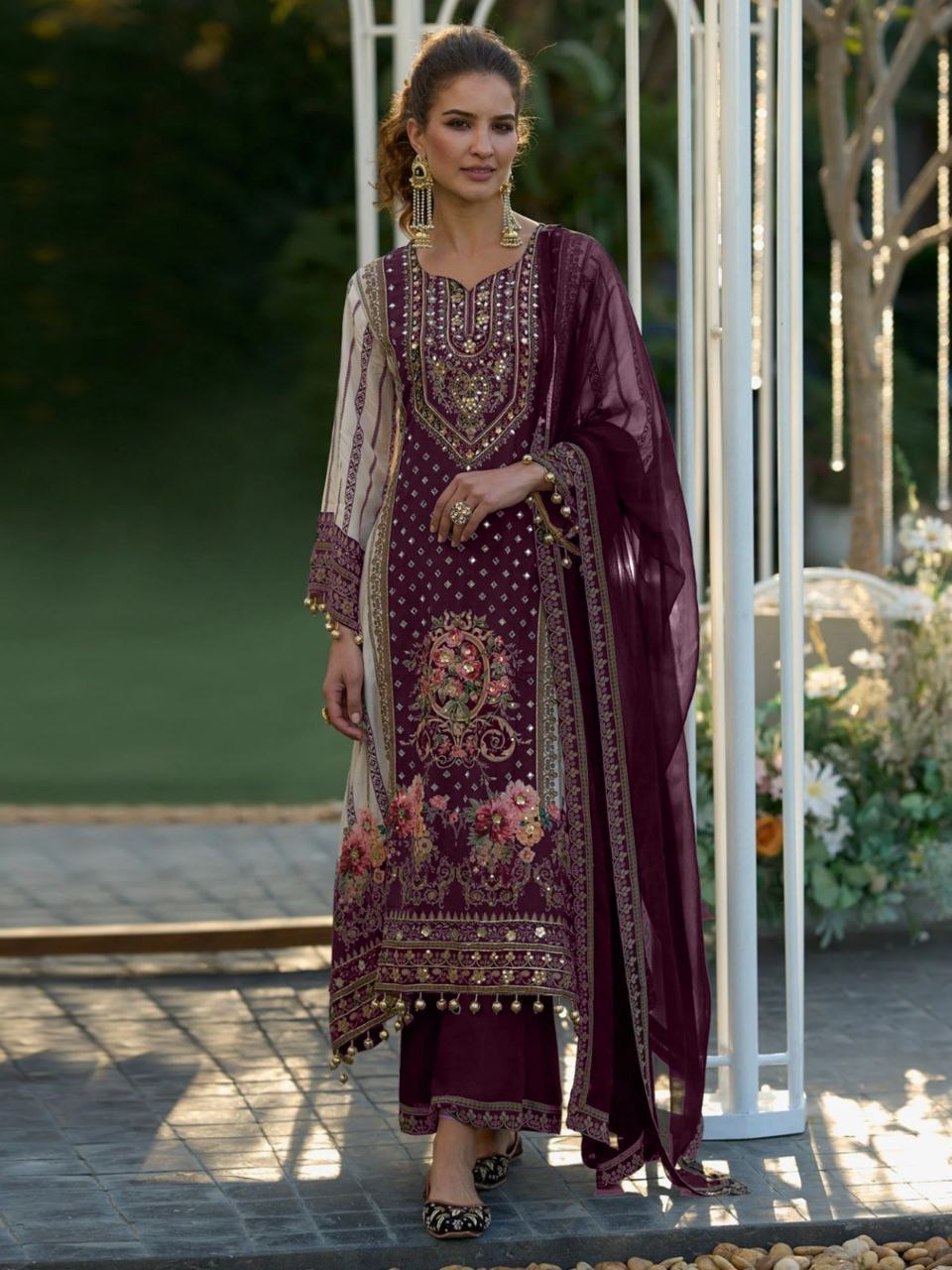 Classiclook Party Wear Suits With Heavy Embroidered Work