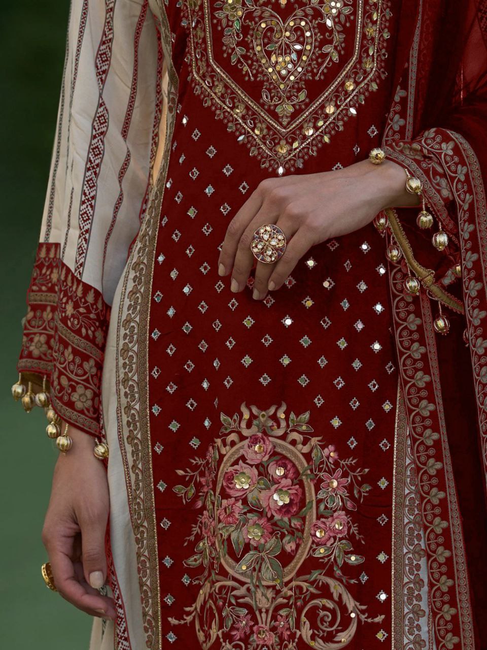 Classiclook Party Wear Suits With Heavy Embroidered Work