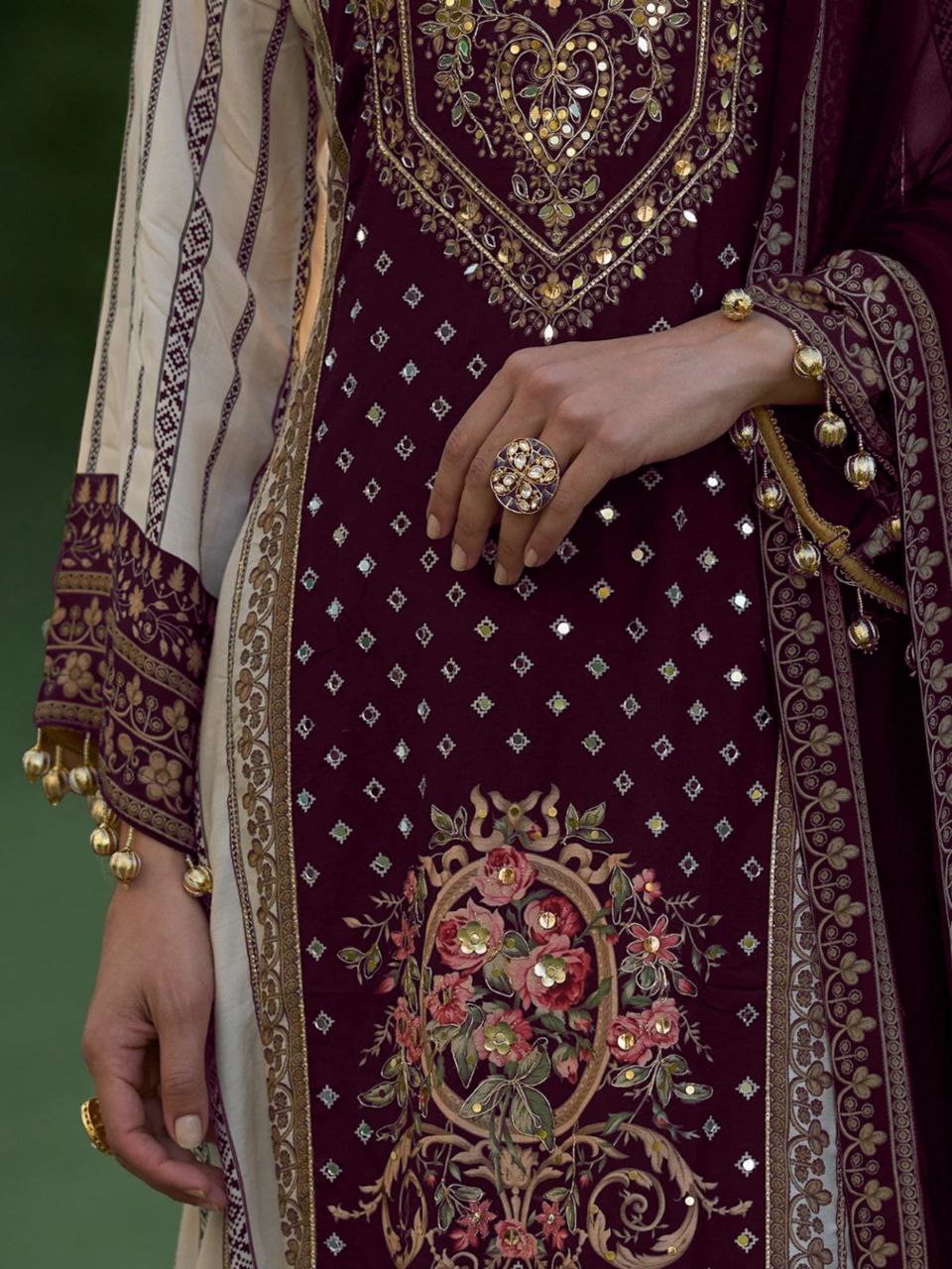Classiclook Party Wear Suits With Heavy Embroidered Work