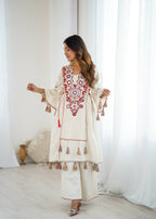 Fancy Designer Navratri Special Kurti With Bottom
