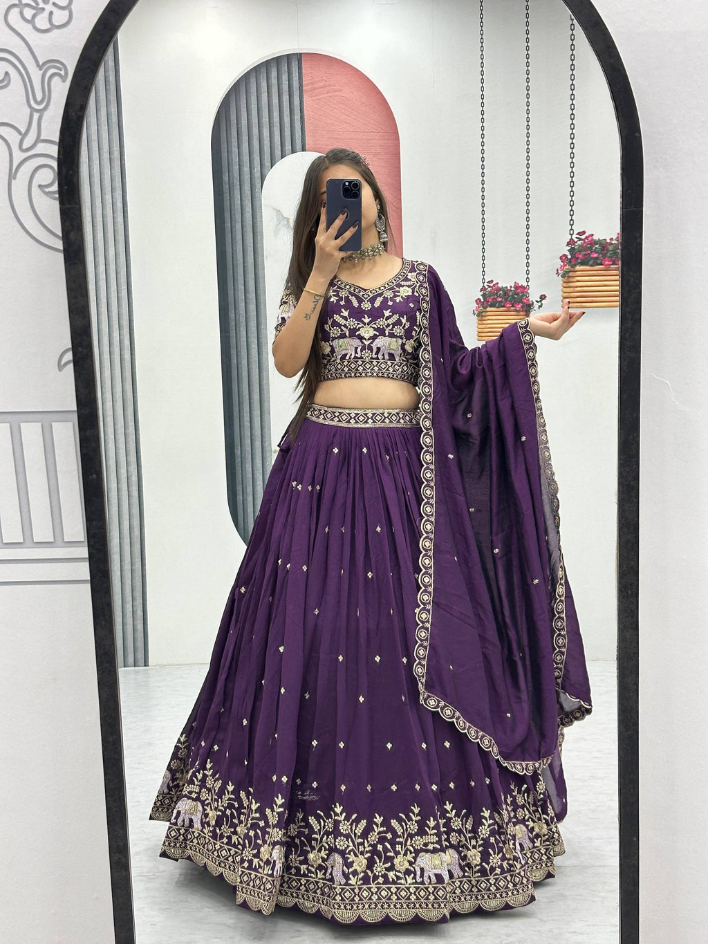 Designer Embroidery Lehenga Choli Set