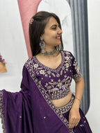 Designer Embroidery Lehenga Choli Set