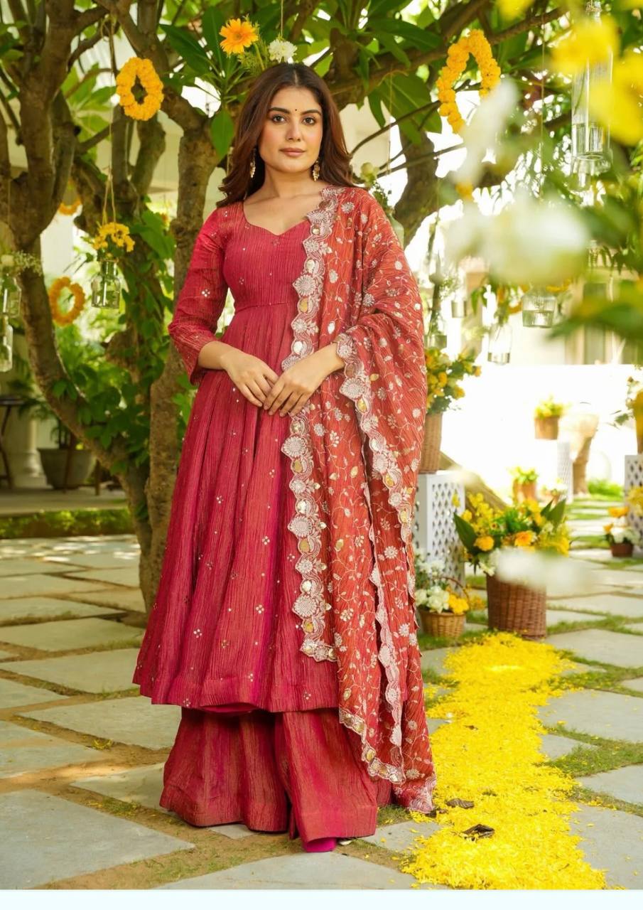 Festive Anarkali Suit Set