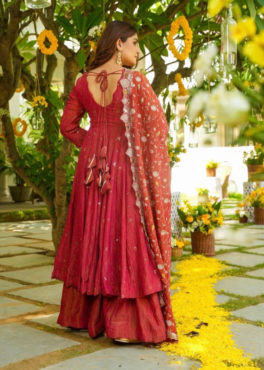 Festive Anarkali Suit Set