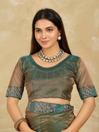 Designer Soft Net Party Saree